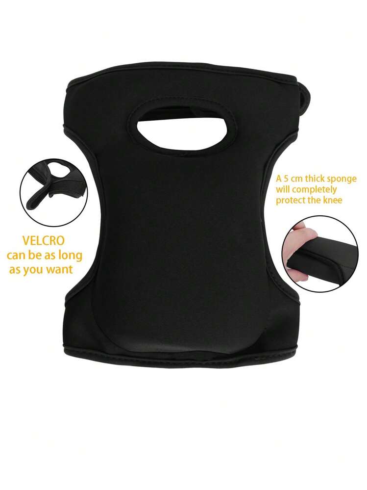2pcs Soft & Comfortable Gardening Knee Pads, Thick Memory Foam Non-Slip Adjustable Knee Protectors For Gardening, Floor Cleaning, Kneeling - Multicolor - View 5