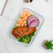 24 Pcs Glass Food Storage Containers With Lids Set, Airtight Glass Meal Prep Containers (12 Containers & 12 Lids),Leak-Proof Meal Prep Containers With Lids, Dishwasher/Microwave/Oven/Freezer, Containers For Storing Food, Suitable For Office Workers And Student Party Members - Grey - View 10
