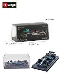 Burago Bburago 1:43 2024 Mercedes AMG F1 W15 #44 Modelo de carro NOVO NA CAIXA Coleções de veículos para brincar