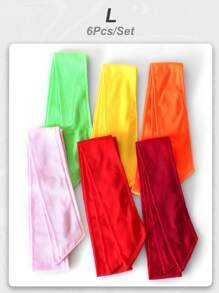 4 Stücke/1 Stück Herren/Damen Outdoor-Sport Radfahren Stirnband mit Knoten, mehrfarbige lange Streamer Haarschmuck für Laufen & Training