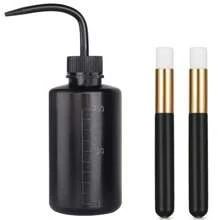3pcs Eyelash Extension Kit - 150/250/500ml Plastic Eyelash Cleanser, Tattoo Wash Bottle, Nose Blackhead Face Cleansing Shampoo Brush For Eyelash Extension - Multicolor - View 24