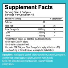 Bcuelov Immune, Brain & Heart  Supports - Omega-3 Fish Oil Softgels - With EPA & DHA - 90 Softgels - 1瓶 - 查看 2