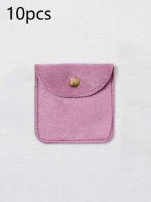 1/10/50pcs Velvet Gift Bag,Jewelry Packaging Bag,Jewelry Presents Pouches Wedding Birthday Favor Candy Bags Earrings Bracelet Necklace Chic Small Organizer Pouches ,Gift Wrapping Bag For Party, Holiday - I7 - View 20