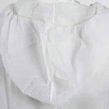 Traje de Trabajo Desechable para Hombres y Mujeres, Resistente al Polvo, al Agua y al Aceite, Transpirable, Overol de  para Pintura, Decoración, Construcción y Protección Industrial - PP-Azul cielo-45g - Ver 4