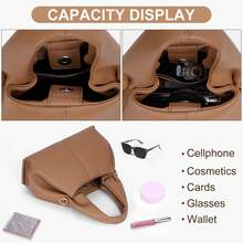 Juoxeepy Crossbody Bag Purse Satchel Handbag For Women Shoulder Bag Chic Dumpling Cloud Bag Clutch Purse