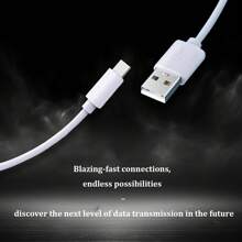 [2 Modelos] ¡Este cable de datos trenzado de dos colores tipo C puede realmente resolver su problema! Mide solo 1m de largo, por lo que no ocupa espacio en su escritorio y facilita la conexión sin importar dónde esté su dispositivo. Teléfonos móviles, tabletas y portátiles, todo puede ser adaptado, y una sola línea puede manejar la carga y la transferencia de datos.