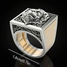 1pc Vintage Majestic Lion Design Ring Holder