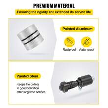 Hydraulic Tube Expander, 1/2" Or 3/8" Or 3/16" Or 1/4" Or 5/16" To 1-1/8" OD, HAVC Hydraulic Crimp Tool With 7 Expanding Tips, Deburring Tool, Copper Aluminum Brass Soft Steel Tube Cutter - Exhaust Pipe Expander Hydraulic Type - View 6