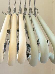 1 Set Seamless Multipurpose Pants Hanger, Non-Slip Suit, Dress, Skirt Hanger Set