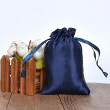 10pcs Faux Silk Satin Drawstring Jewelry Gift Bags, Suitable For Wedding, Festival, Party - Multicolor - View 15