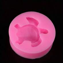 1pc Sea Turtle Shaped Resin Candle Mold - Pink - View 2