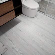 10 件 51 厘米 x 15 厘米 3D 纹理复古自粘防滑地板贴纸 - 易于撕下和粘贴 - 适用于厨房、浴室、卧室、客厅、宿舍 - 家居装饰 - 51cmx15cm - 查看 9