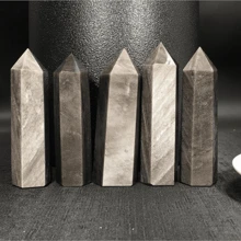 1pc Natural Healing Crystal Point, Crystal Obelisk, Gemstone Wand For Home Decoration Best - one-size - View 89