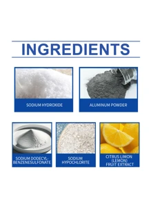 Polvo limpiador para desatascar tuberías obstruidas de drenaje, inodoro y cocina