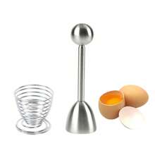 Egg Topper Cutter Stainless Steel Boiled Egg Cutter Shell Scissors Opener For Kitchen Tool Supply Reliable Material: These Egg Shell Openers Are Made Of Stainless Steel Which Is Stable To Use, Not Easy To Rust Or Break