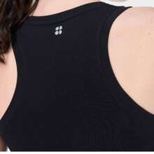 Athlete Seamless Workout Tank Top - Black - View 3