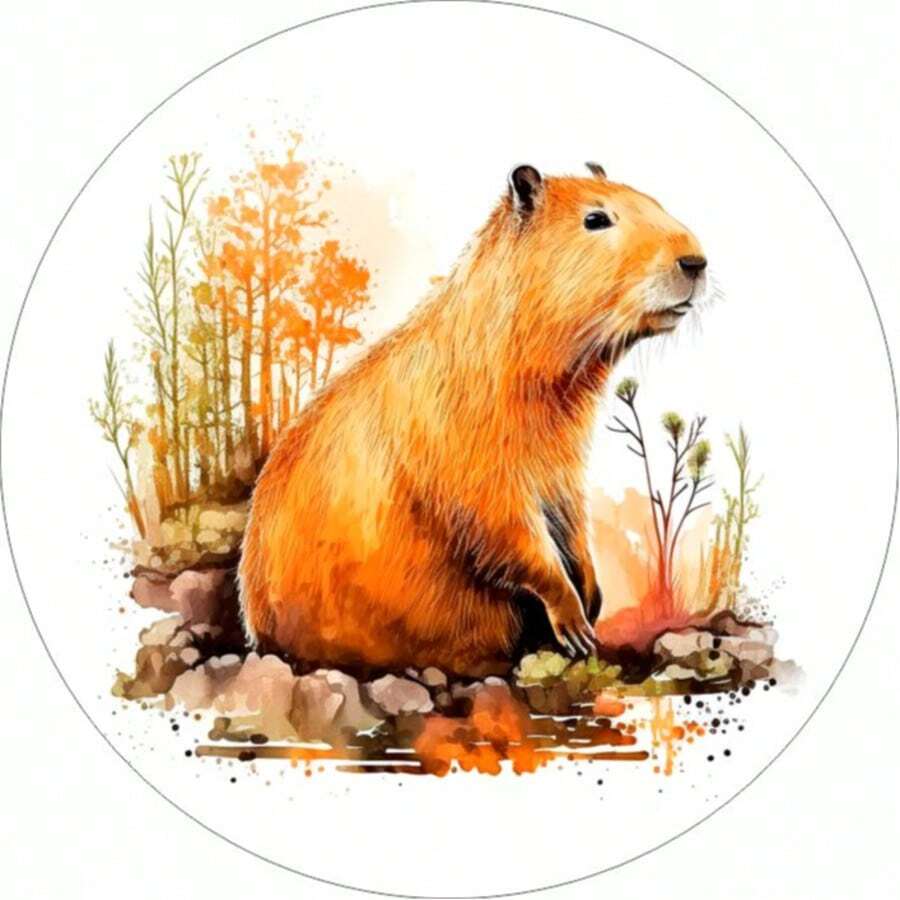 Round Party Panel With Elastic 1.50m Capivara - CAA0001 - 查看 1
