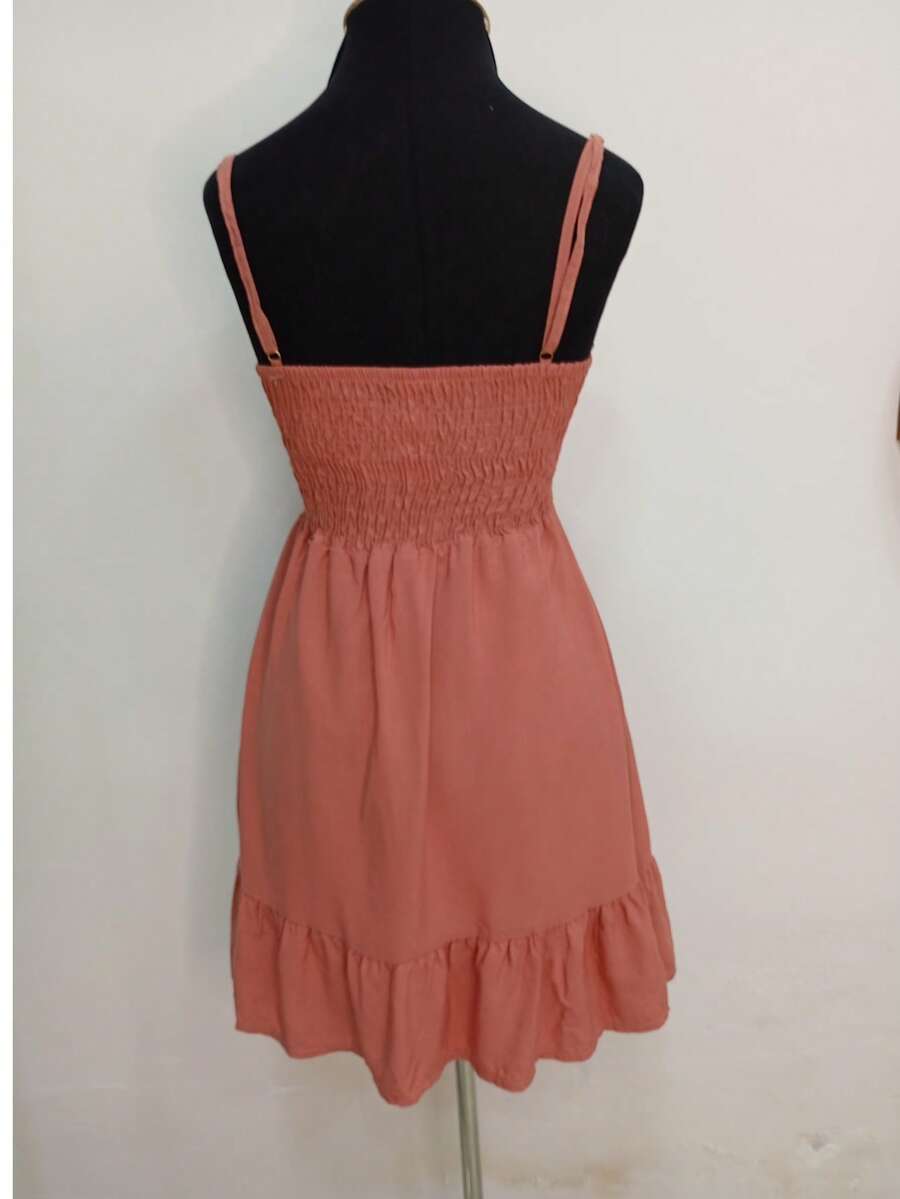 Short Ayla Dress - Rosa vieja - Ver 1