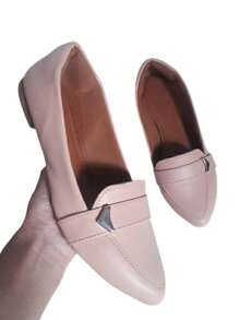 Women's Moccasin Shoes - Desnudo - Ver 1