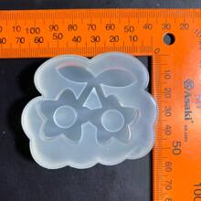 Molde de resina con diseños de estrella y cereza, molde de silicona, molde de pegamento de resina, molde de silicona para llaveros de resina, accesorios para moldes de resina