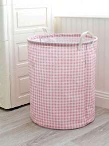 Fabric Storage Basket, Waterproof Lining Foldable Organizer For Clothes And Toys
