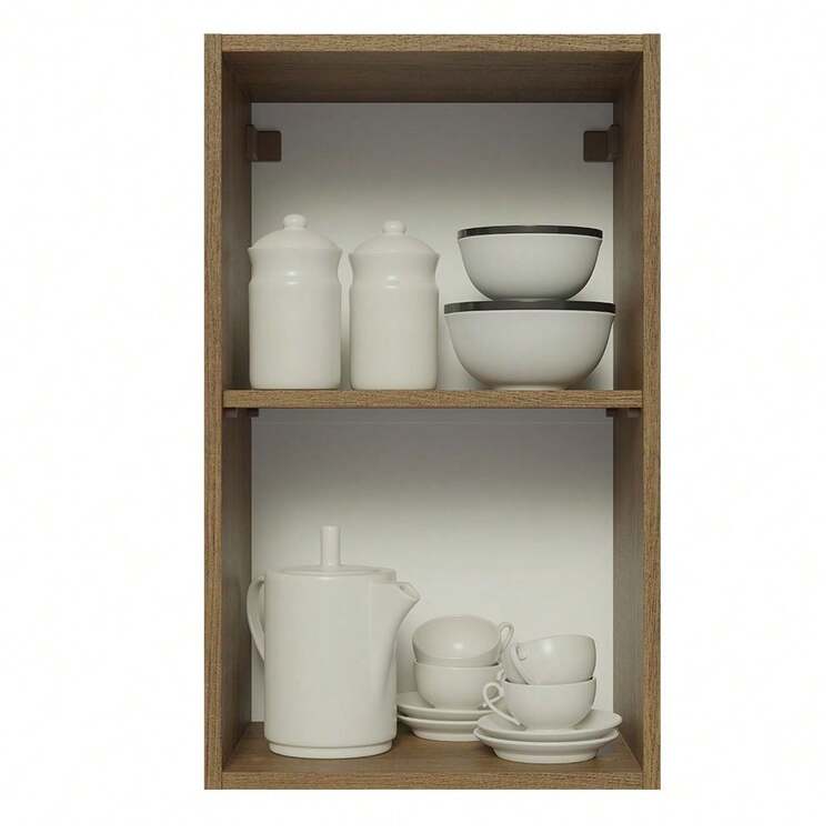 MADESA Alacena Gabinete Superior Cocina Glamy 40 Cm 1 Puerta Marrón - Marrón - Añade 5