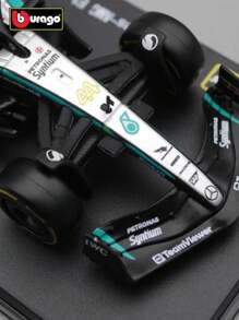 Burago Bburago 1:43 2024 Mercedes AMG F1 W15 #44 Modelo de carro NOVO NA CAIXA Coleções de veículos para brincar