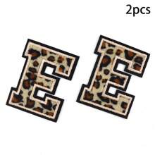 (A-Z) Leopard Letter Patches On Chenille Iron, Alphabet Patches On Alphabet Embroidered Clothing, Dresses, Hats, Jeans, Shoe Bags, DIY Supplies, Leopard,Grandma Mother's Day Gift,Mother's Day