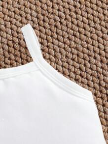 3 stuks/set veelzijdige schattige camisole-topjes voor babymeisjes, zomeroutfit