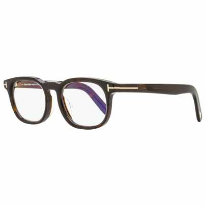 Men's Blue Block Eyeglasses TF5930-D-B 052 Dark Havana 52mm