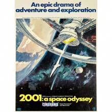 1pc Classic Movie 2001 A Space Odyssey Hot Pop Fashion Retro Posters Canvas Paintings Wall Arts Cinema Home Decor No Frame