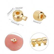20 件/包 3.2 毫米铜镀 14k 金色 - 保色14K金 - 查看 7