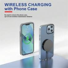 Fast Magnetic Wireless Charger Pad PD USB Wireless Charging Station Phone Earphone Chargers Compatible With Iphone 16 15 14 13 12 Pro Max