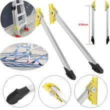 1 Pair Of Stabilizer Legs For Extension Ladders With Anti-Slip Rubber Feet, Supporting Up To 440 Lbs Load Capacity