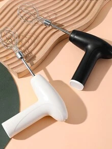 Electric Hand Mixer For Household, Small Handheld Automatic Milk Frother Tool For Baking Cake Cream Whipping Eggs - Multicolor - View 4