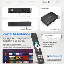 MECOOL DVB Android TV Box KT2 Android 11 With And Certified 100M LAN WIFI 2.4G/5G Black Plastic 4K Global Version TV Media Player - US - View 6