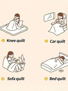 1 件咖啡色蓬松卷边休闲毯，超柔软传统法兰绒珊瑚绒毛毯，适用于沙发、办公室、卧室、旅行和露营，全年多用途 - 咖啡棕 - 查看 7