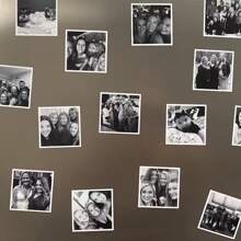 5/10 pièces Aimants de frigo avec photo vintage personnalisés - Décoration magnétique rétro personnalisée grande avec vos photos - Aimants de frigo imperméables pour la maison, les mariages, les fêtes - Parfait comme cadeau d'anniversaire, décoration de Noël, pendaison de crémaillère et célébrations de thème vintage!