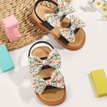 1 双厚底舒适百搭花朵可爱时尚凉鞋 - 黑色 - 查看 7