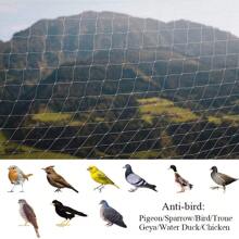 1 pieza Red de balcón para mascotas blanca, cerca de malla de nailon para uso interior/exterior, protección para niños, gatos y perros