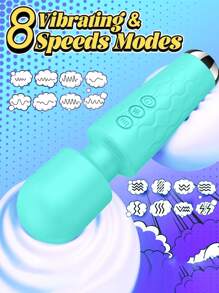 1pc Personal Body Vibrator, Sexy Toy With 20 Vibration Patterns, G-Spot, Anal, Waterproof, Handheld