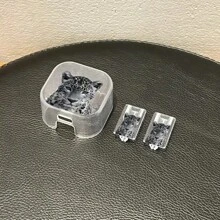 3 件兼容 风格豹纹数据线保护壳，25W 插头充电器保护套，适用于英国标准兼容 数据线保护器、充电器保护器 - 灰色 - 查看 2