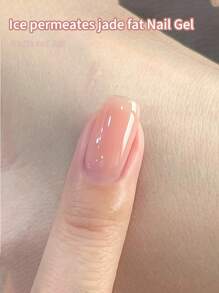 annies 10ml 1件冰透裸色凝胶春夏果冻玉脂裸色凝胶可拆卸LED UV美甲沙龙凝胶DIY - 彩色 - 查看 3