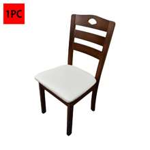 1/4/6 buc. Husă de pernă pentru scaun pătrată din piele PU impermeabilă, potrivită pentru sufragerie, bucătărie, canapea - detașabilă și lavabilă