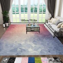 [Crystal Velvet 700g/㎡ Dotted Bottom 5mm Thick] 1 Pc Bohemian Style Area Rug, Solid Color Carpet, Soft Non-Slip Washable Rug For Indoor Outdoor Living Room Bedroom Kitchen Office Home Decor Corridor Runner Back To School
