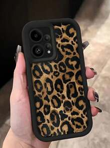 Cheetah, Leopard Print 1pc Fashionable Leopard Print Creative 2D Pattern Classic Vintage Brown Leopard Aesthetic Suitable For Gifting To Friends, Family, Couples On Birthdays, Soft Matte Black Dust-Proof Waterproof Full Cover Phone Case Compatible With IPhone 16/15/14/13/12/11/Pro/ProMax/X/XR/XS/XS Max/7/8/Plus And Models