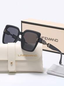LINFEMAND LINFEMAND Oversized Decorative Eyeglasses, Unisex Fashion Accessory For Outdoor, Photography, Travel Outfits, Surprise Holiday Gift For Summer Beach Vacation,Outdoor,Travel
