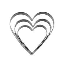 3pcs/12pcs Stainless Steel Cookie Cutter Mold Set - Christmas, Halloween, Thanksgiving Theme - Heart, Circle, Star, Flower Shapes For Baking And Cookie Making