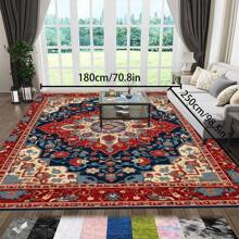 [Crystal Velvet 700g/㎡ Dotted Bottom 5mm Thick] 1 Pc Bohemian Style Area Rug, Solid Color Carpet, Soft Non-Slip Washable Rug For Indoor Outdoor Living Room Bedroom Kitchen Office Home Decor Corridor Runner Back To School