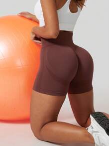 NcmRyu Nahtlose gerippte Yoga-Shorts für Damen, Po-Lifting & -Formung, geeignet für Fitness, Gym, Laufen